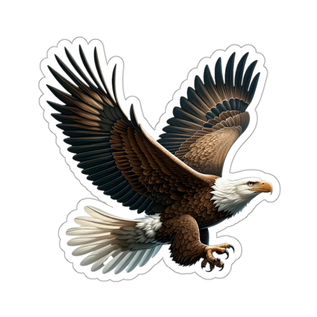 Cascadian Eagle in Flight