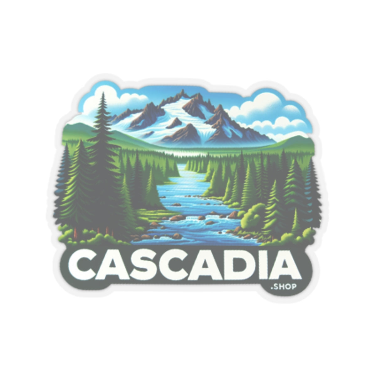 Cascadia Shop Sticker