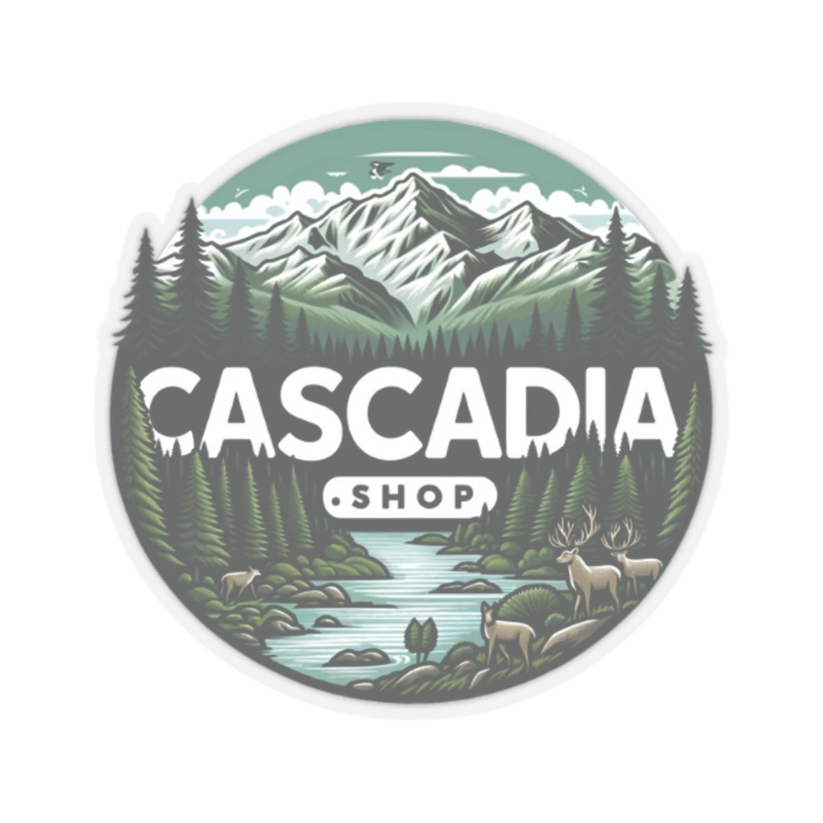 Cascadia.Shop Sticker